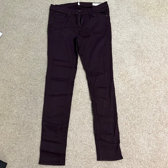 Plum/maroon rag & bone jeans - Picture 1 of 2